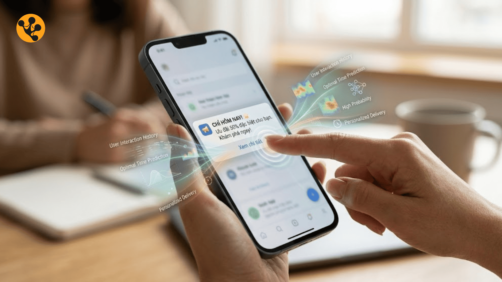 How does AI optimize Push Notifications